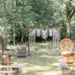 arche cérémonie laïque, décoration en macramé