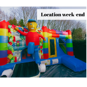Château gonflable Building Block, location week end