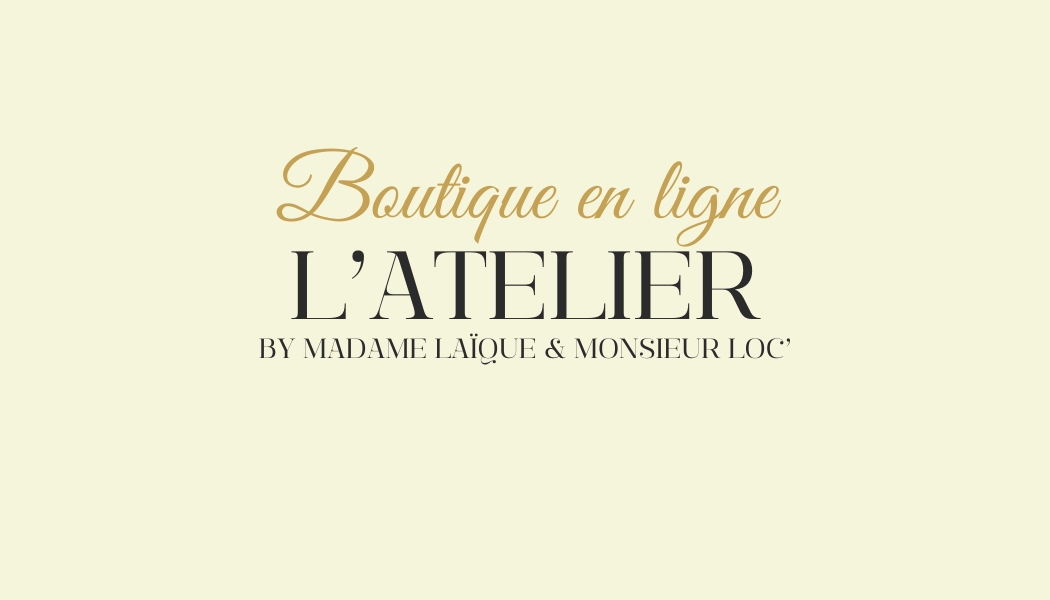 Boutique en ligne, l'atelier by Madame Laïque et Monsieur Loc