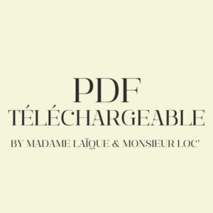 PDF téléchargeable by Madame Laïque et Monsieur Loc